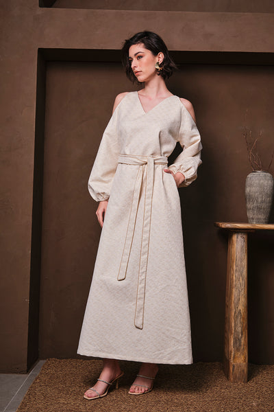 CUT OUT Kaftan- WHITE