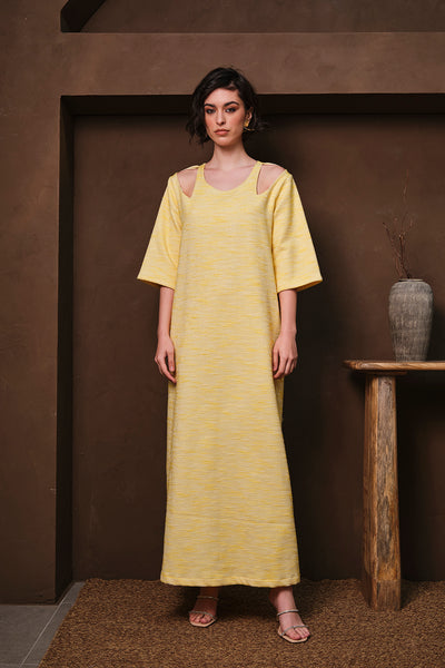 OLIVIA Kaftan- YELLOW