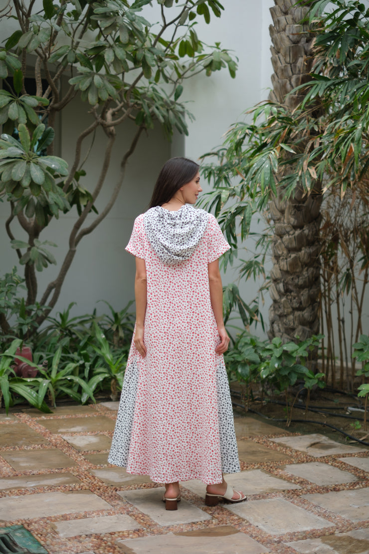 The Flower Hoodie Kaftan