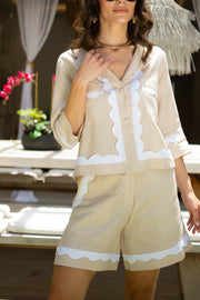 JULIE SHORTS- BEIGE