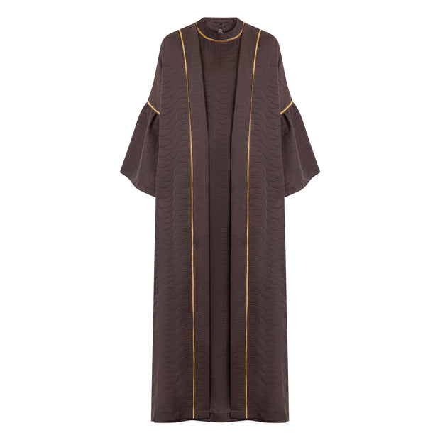 MAI Abaya Set- Brown