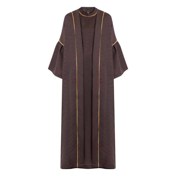 MAI Abaya Set- Brown
