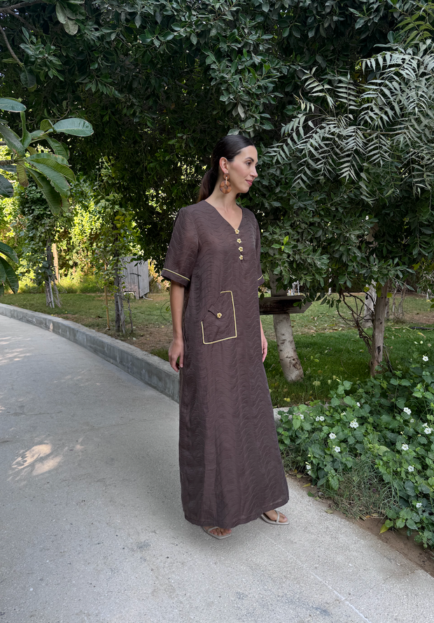 FAYA Kaftan- Brown