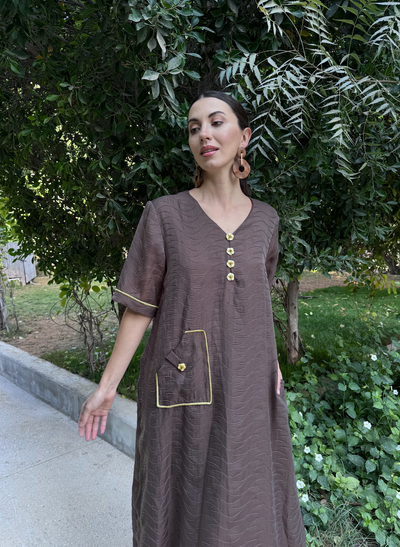 FAYA Kaftan- Brown