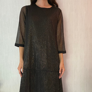 Metallic Sparkles- Black