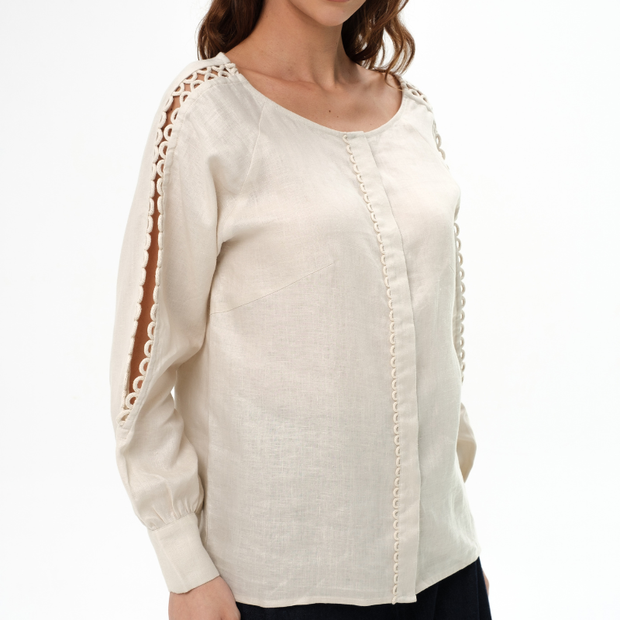 ALICIA SHIRT- OFF WHITE