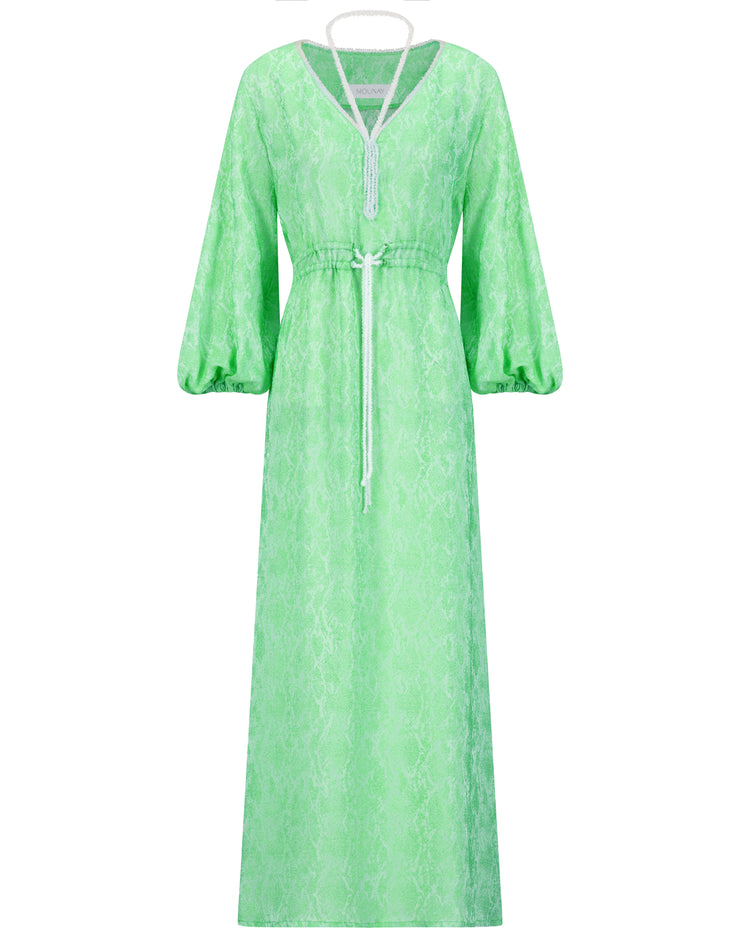 PEARLY Kaftan- Green