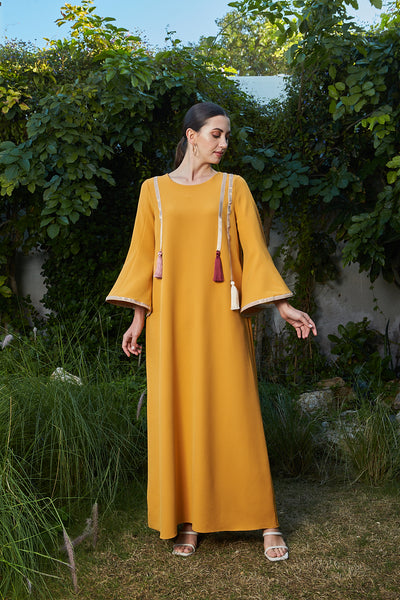 Tassels Kaftan - Orange