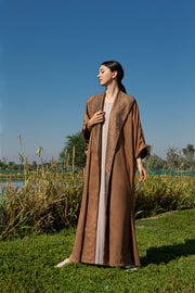 Camel Abaya with Bronze