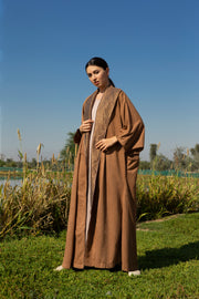 Camel Abaya with Bronze