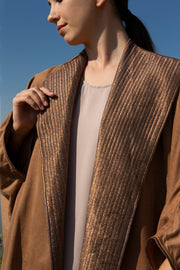 Camel Abaya with Bronze