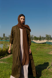 Olive green Abaya