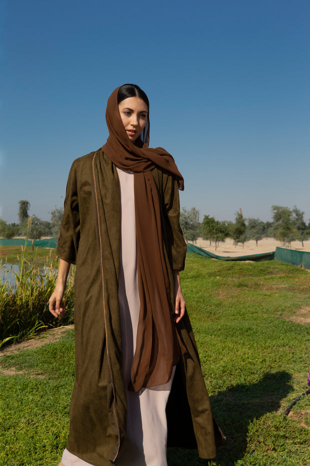 Olive green Abaya