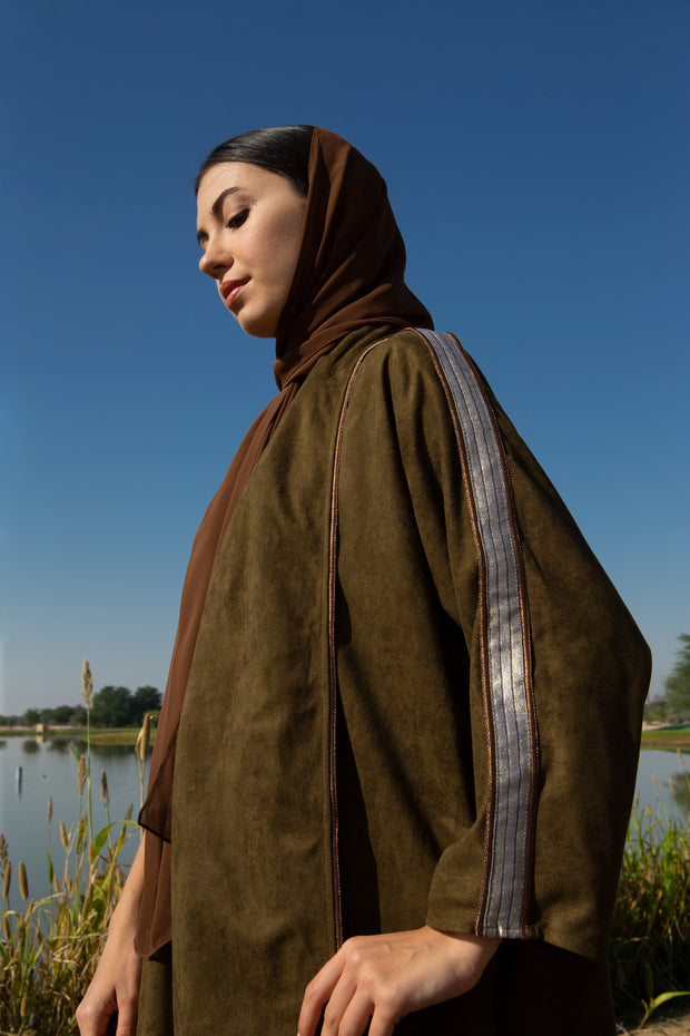 Olive green Abaya