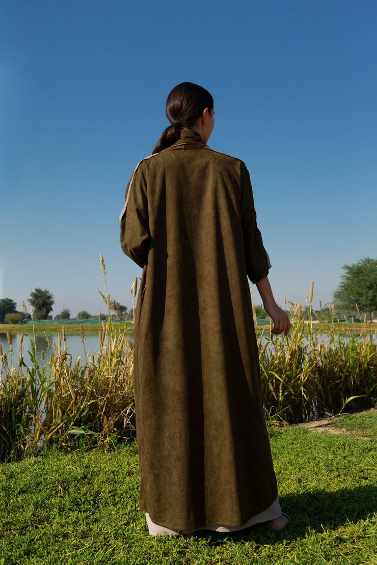 Olive green Abaya