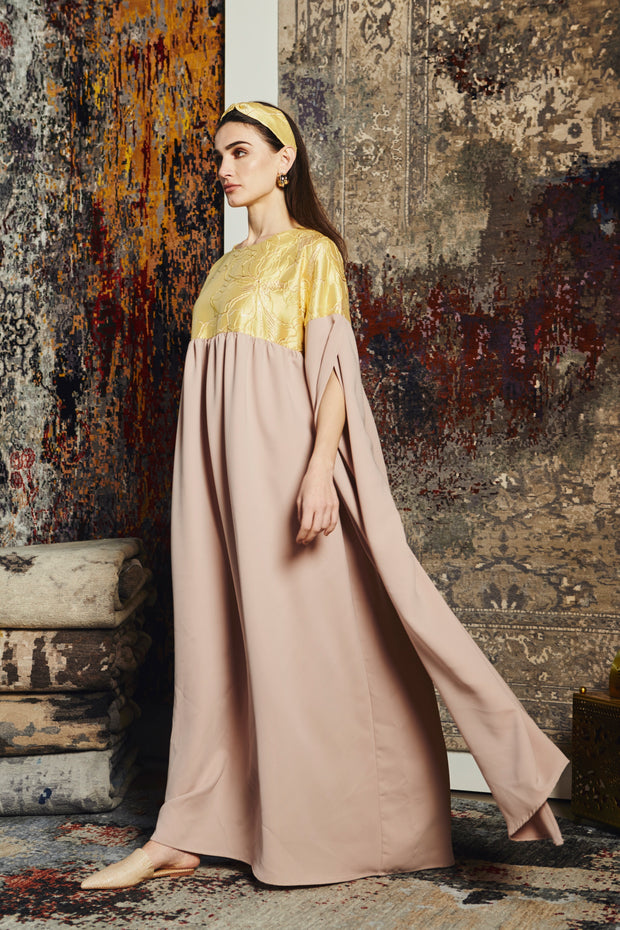 TRACY Kaftan- Yellow